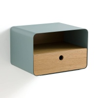 Столик Прикроватный для настенного монтажа JIMI единый размер зеленый LA REDOUTE INTERIEURS  фото, kupilegko.ru